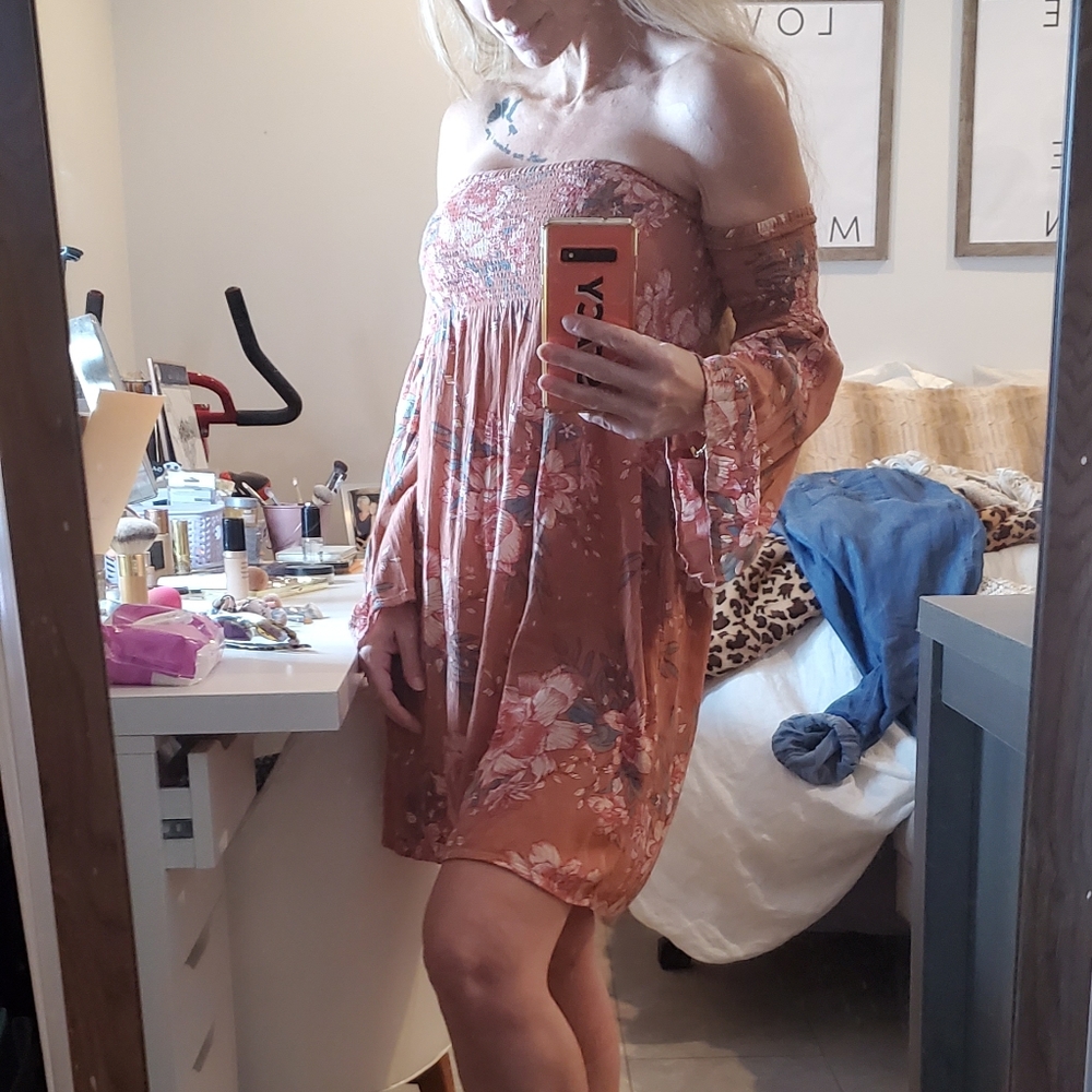 Off the shoulder summer dress